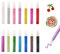 Rnigra Glitter Glue, 14 PCS Glitter Glue Pens for Kids, for DIY Arts, Projects Scrapbooking, Cards Decorating Supplies, 10 ml
