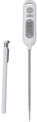 Thermomètre de Cuisine Numérique, Haute Précision ±1°C, Sonde en Acier Inoxydable 141mm - Lecture Rapide, Large Plage de Température, Idéal Pour Aliments et Barbecue