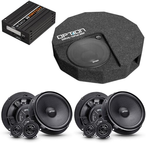 Option Sistema audio DSP V5 compatibile con VW Golf 7 VII (tipo AU), altoparlante 100% Plug & Play, sistema anteriore e posteriore, amplificatore DSP a 5 canali con impostazione DSP e subwoofer per