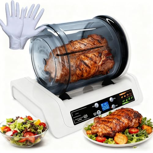 Máquina de marinar al vacío comercial de 5 L, ablandador industrial de carne y verduras con pantalla LED, apagado automático y temporizador de 0 a 10 horas para barbacoas/restaurantes