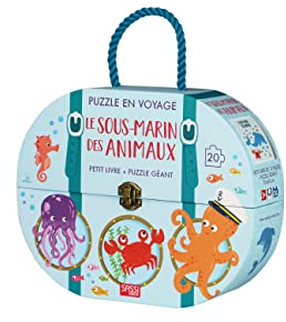 Le sous-marin des animaux : Puzzle en voyage: Petit livre + puzzle géant 3 ans