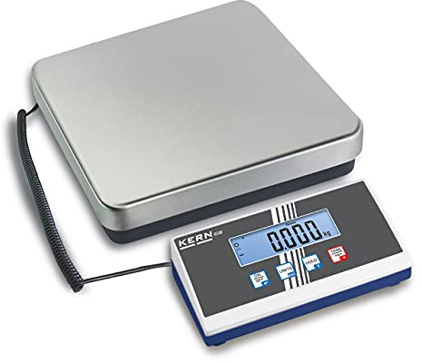 KERN Plattformwaage EOB 60K20 (Wägebereich 60 kg, Ablesbarkeit 20 g, Reproduzierbarkeit 20 g, Linearität 40 g, Hold-Funktion, Universalwaage)