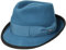 Lipodo Classic Wool Trilby Filzhut Damen/Herren - Wollhut Made in Italy - Hut aus Wollfilz - Trilbyhut Sommer/Winter - Fedora Petrol S (54-55 cm)