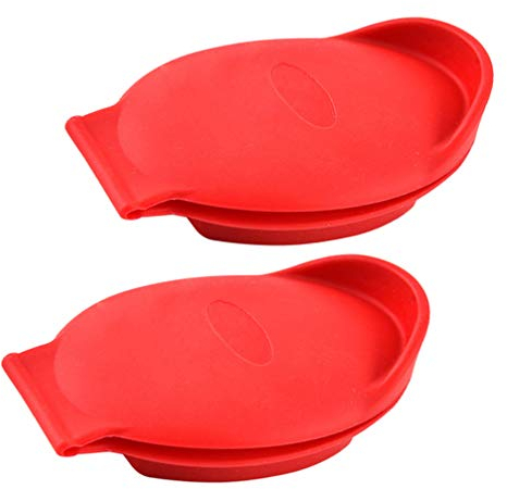 Cabilock Sgusciatore Di Ostriche 2 Pezzi Strumento per Sgusciare Ostriche Attrezzo per Aprire Ostriche in Silicone Protezione per Sgusciare Ostriche Guanti Resistenti Al Taglio (Rosso)
