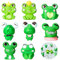 SUNSK Mini Frosch Figuren Frosch Deko Garten Mikrolandschaft Gartendeko Miniatur Ornamente Frosch Dekofigur 8 Stück