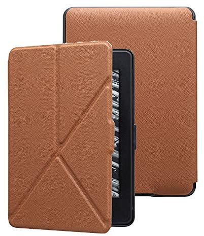 Étui Slimshell pour Kindle Paperwhite [Avant 2018, modèle EReader: EY21 / DP75SDI], Coque Rigide Origami Debout