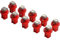 10 x B8.5d Tacho Beleuchtung LED 5050 SMD BAX10D high Power Rot Umbauset Innenraum Innenraumbeleuchtung Instrumentenbeleuchtung Cockpit
