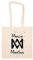 Newtee Marcus Und Martinus-Logo Beige Totebag Umweltfreundliche Wiederverwendbare Baumwolltasche