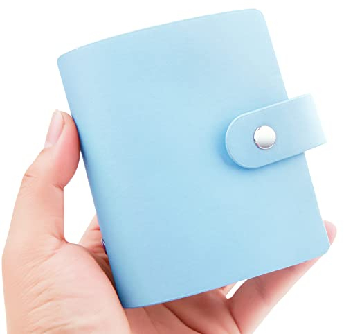 52 Taschen Mini-Fotoalbum für Fujifilm Instax Mini 12 11 9 90 8 7s 40, passend für Polaroid Snap/Z2300/SocialMatic Sofortbildkameras & Zip Sofortdrucker (1 Pack, Blau)