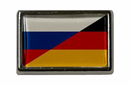 U24 Pin Russland-Deutschland Flaggenpin Anstecker Anstecknadel Fahne Flagge