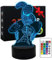 Spider-Man Night Light Kids, 3D Spider Man Lights 16 Colors Changing Remote Control, Cool Toys for Boys Room Decor, Party Christmas Birthday Favours Gifts for Kids Girls Boys
