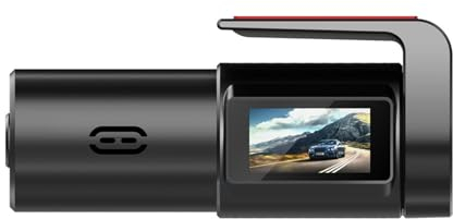 Dash Cam Auto Telecamera per Auto ruotabile a 360°,Telecamera da cruscotto WiFi con controllo APP,Registrazione in Loop