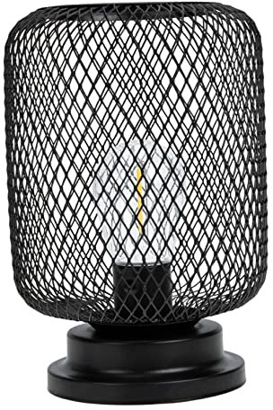 MAGICLULU Wrought Iron Desk Lamp Table Lights for Desk Nightlights for Children Desk Decor Touch Sensor Night Light Desk Lamp Garden Mirror Night Lights Night Light for Black