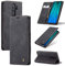 Cracedily Coque pour Xiaomi Redmi Note 8 Pro Pochette, Etui Protection Housse Premium en Cuir PU, Etui à Rabat Pochette de Portefeuille Étui pour Redmi Note 8 Pro Case, Noir