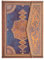 Paperblanks 12-Monatskalender 2024 Safawidisch Indigo | Horizontal | Midi (130 × 180 mm)