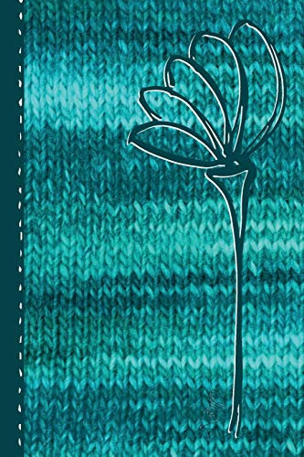 Notizen: gepunktetes Notizbuch für Strickfans - Stricken macht Glücklich - Stricken für die Seele - ca. DIN A5 - I'm sew happy! Design