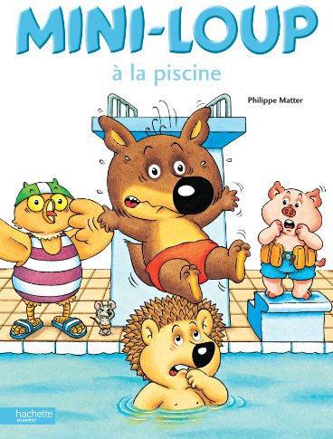 Mini-Loup à la piscine