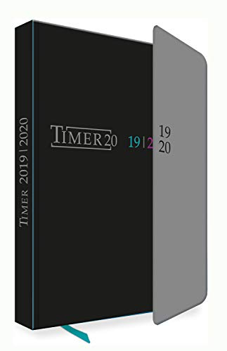 Schülerkalender Black mit Klappe 2019/2020