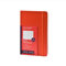 Moleskine Wochen-Notizkalender 18 Monate 2013-2014 / Pocket / Fester Einband / Rot: Taschenkalender nach einem legendären Notizbuch. Mit engl. ... ab Juli des Vorjahres (Moleskine Diaries)