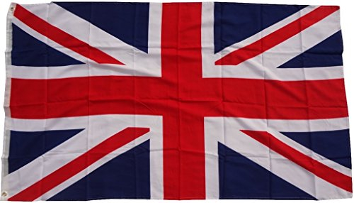 XXL Flagge Grossbritannien/Union Jack 250 x 150 cm Fahne mit 3 Ösen 100g/m² Stoffgewicht