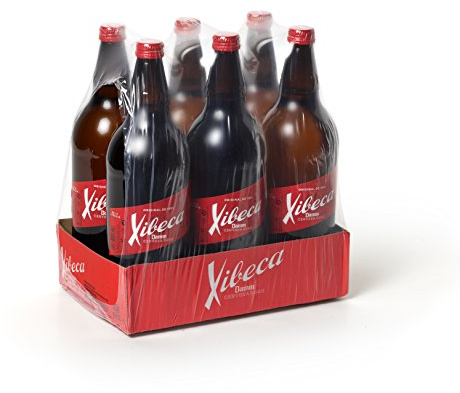 Cerveza Xibeca 4,6º alcohol botella 1l. - pack de 6 botellas - total 6l.
