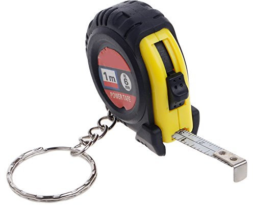Cuigu Mètres à ruban rétractable 1m /3.28 ft Metric & Mètre ruban en Pouces et Métrique pour Construction Mini Poche Outillage de Mesure (1)