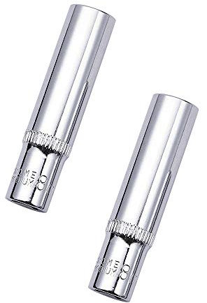 Utoolmart Douille peu profonde 8 mm, entraînement 1/4 po, 6 points, métrique, acier 45 # 2 pièces