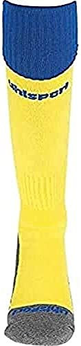 uhlsport Herren Club Stutzenstrumpfe, limonengelb/azurblau, 33-36