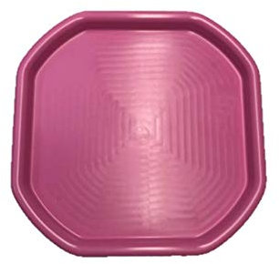 KetoPlastics SMALL Messy Tray Plastic Builders Building Material Mixing Tray Spot for Cement Mortar Sand Plastering Time MIXING TRAY (PINK)