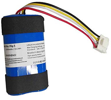 Flip 5 Replacement battery for JBL Flip 5 Bluetooth speaker[3.7v 19.2wh]