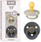 BIBS Colour Schnuller 2er-Pack, BPA-frei, Kirschform Nippel. Naturkautschuk/Latex, Hergestellt in Dänemark. Größe 1 | 0+ Monate | 2-Pack, Sand/Iron