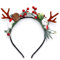 Unicra bandeau de noël bois bandeau élan cerf cornes d'animaux chapeaux pièce de cheveux Halloween accessoires de cheveux (20)