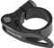 TRIWONDER Fahrrad Sattelkloben 28,6 mm 31,8 mm 34,9 mm, Sattelklemme Schnellspanner Sattelstütze Sattelstützenklemme für MTB und Rennrad (Schwarz, 34.9mm)