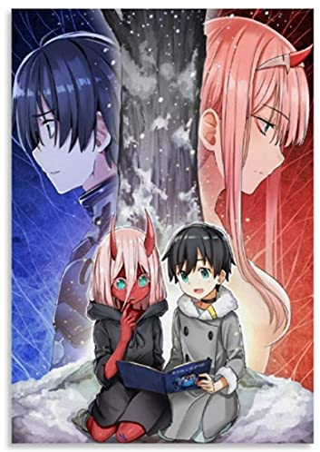 JYSHC Puzzle 1000 Teile Anime Darling In The Franxx Poster Holz Kinderspielzeug Dekompressionsspiel Ty771Xz