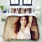 yusanbaihuodian 3D Bettbezug Set Kissen Bettwäsche Bettwäsche-Set-Lena Meyer-Landrut-Einzel: 1 + Kissenbezug Einzel (135x200cm) Staubmilben- und Allergiekontroll Geeignet Für Bettwäsche-Sets Alle Ja