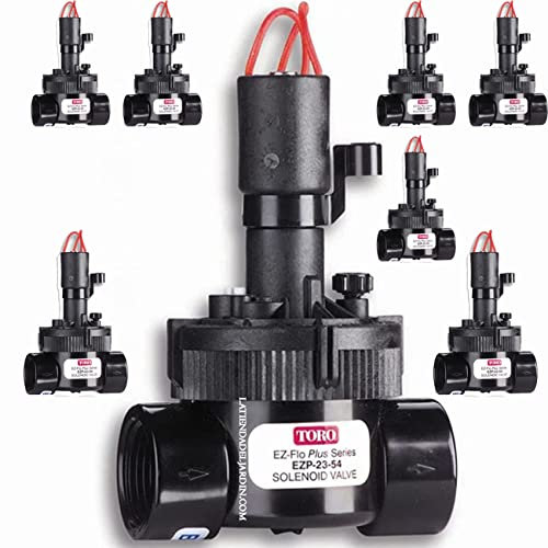 Pack 8 ELECTROVALVULA DE RIEGO 1 24V EZ FLO PLUS, rosca hembra. Funciona con programadores eléctricos de cualquier marca del mercado