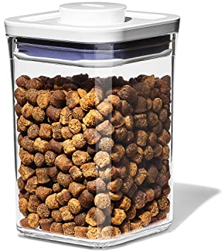 OXO Good Grips Pet POP Container – 1.1 Qt/1 L | Ideal for up to 1lb of treats | Airtight Dog and Cat Food Storage Container | BPA Free