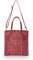 Pip Studio Einkaufstasche Square | Dark Pink - 33 x 36 x 10