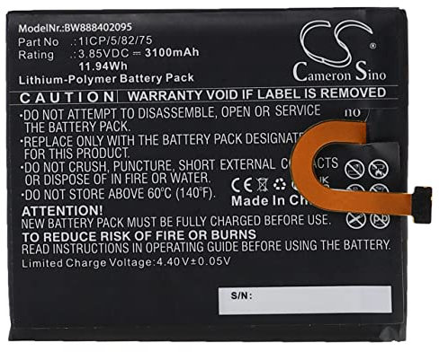 vhbw batteria compatibile con Umi Umidigi A3 smartphone cellulare (3100mAh, 3,85V, Li-Poly)