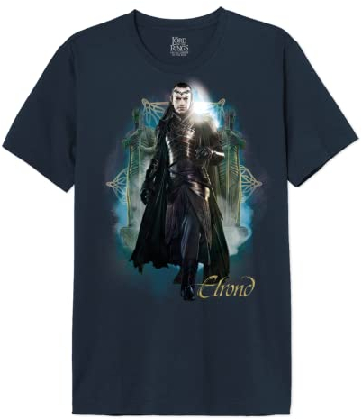 The Lord Of The Rings Herren Melotrmts016 T-Shirt, Marineblau, L