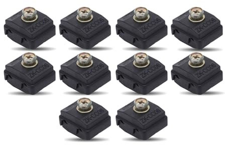 10 Pezzi Connettore Sdoppiatore Cavo Break 50A 400V 1‑6mm² Morsetto Perforante Ad Isolamento Rapido Ad Alta Potenza per Cablaggio