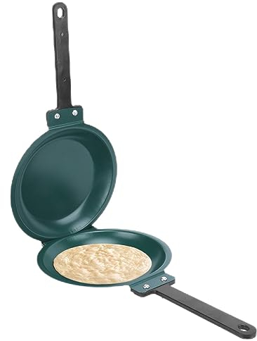 Teglia da Forno Pancake Maker Antiaderente Pieghevole a Doppia Faccia Padella Per Friggere Cucina di Casa Pentole Per Frittata Pane al Forno Formaggio al Forno