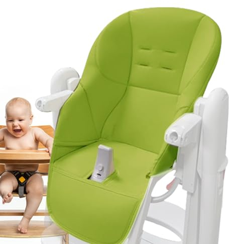 Hochstuhl Kissenbezug, Baby Esszimmerstuhlbezug Aus PU Leder, Hochstuhl Bezug Für Babys, Hochstuhl Kissen Ersatzbezug Sitzkissen, Kompatibel Mit Peg Perego Tatamia Hochstuhl