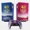 FFrame PS5 Football Sticker, Adhesivo para Playstation 5 Fútbol, Consola y Mando, Edición Estándar Digital, Barcelona PS5 Skin (1 Mando)