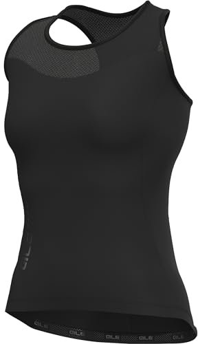 ALE' Alé Damen Color Block Top Radtrikot, Black, L