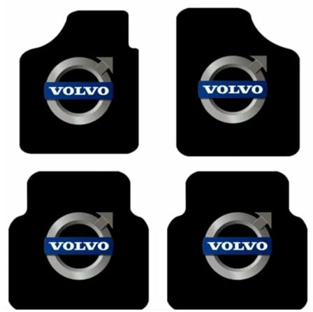 AYBEN 4 Stück Leder Auto FußMatten für Volvo XC-60 II (XC60) 2017-2024, Allwetter wasserdichte rutschfeste Teppich Bodenmatten Auto-Innenschutz-Zubehör