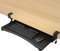 suptek Keyboard Tray Under Desk Pull Out with C Clamp Mount, Computer Keyboard & Mouse Tray, 25.6 (30 Including Clamps) x 11.8 inch Slide-Out Platform Computer Drawer for Typing, Carbon Black, DSF1DJB