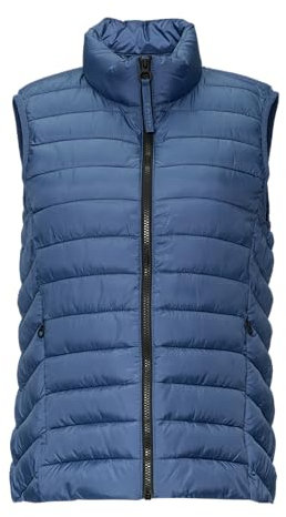 s.Oliver Leichte Weste mit Steppung und Stehkragen hellblau 32