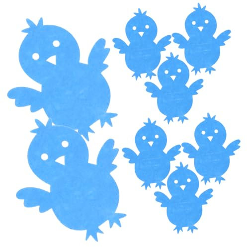 MOLUCKFU Bolsa De Cubiertos De Pascua 8 Pcs Forma De Pollo Decoración Festiva para Fiestas