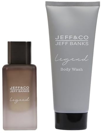 New Legend EDP & Body Wash Gift Set – 50ml Eau De Parfum & 150ml Refreshing Body Wash – Aromatic Notes of Cardamom, Lavender & Vetiver –Gift for Him -G48